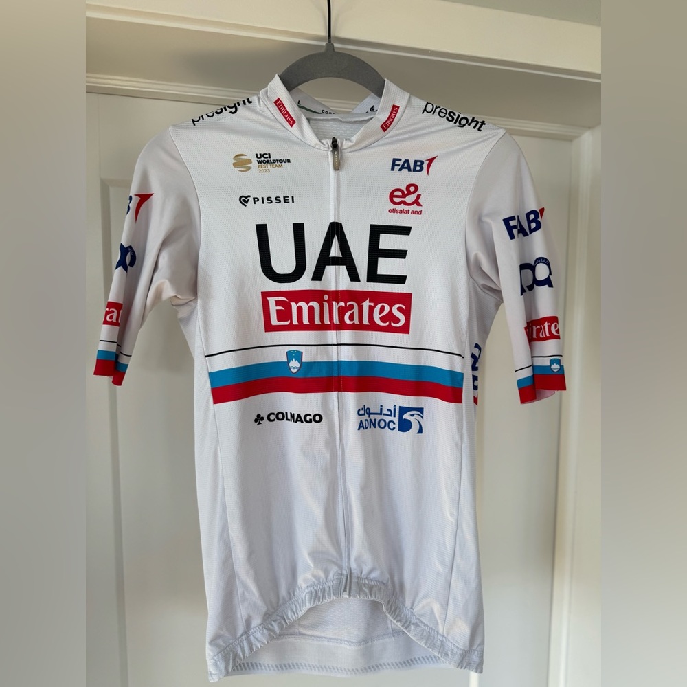 Pissei UAE Emirates Tadej Pogacar Slovenian National Champ Cycling Jersey